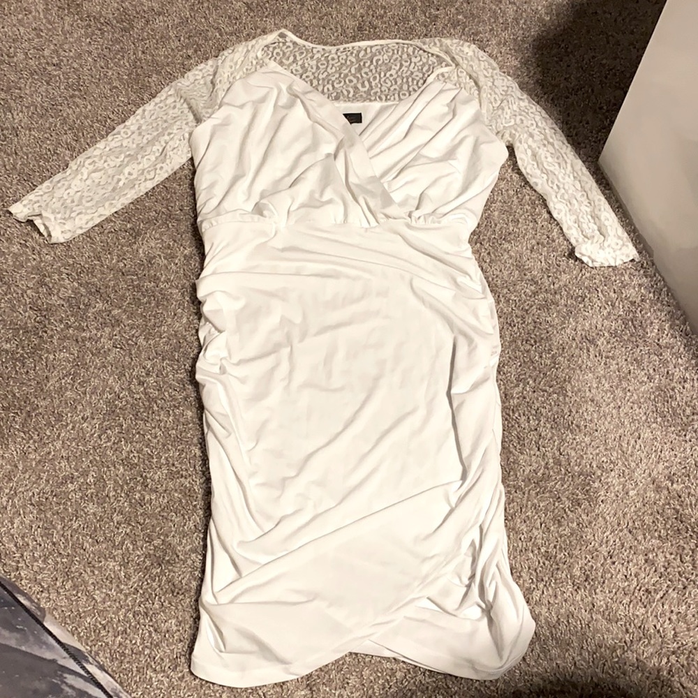 white dress
